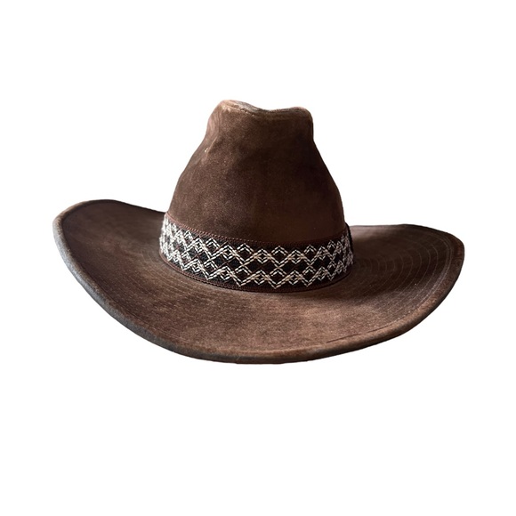 American Vintage Other - Vintage Cowboy Hat Suede Western Small